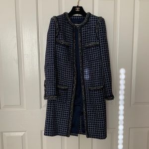 Chanel tweed long jacket
